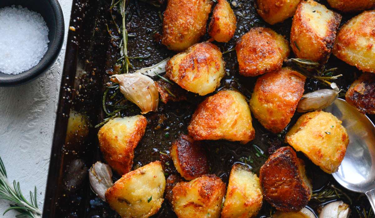 Ultimate Crispy Roast Potatoes with Marshalls Semolina